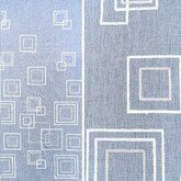 Тюль с вышивкой Белый квадрат