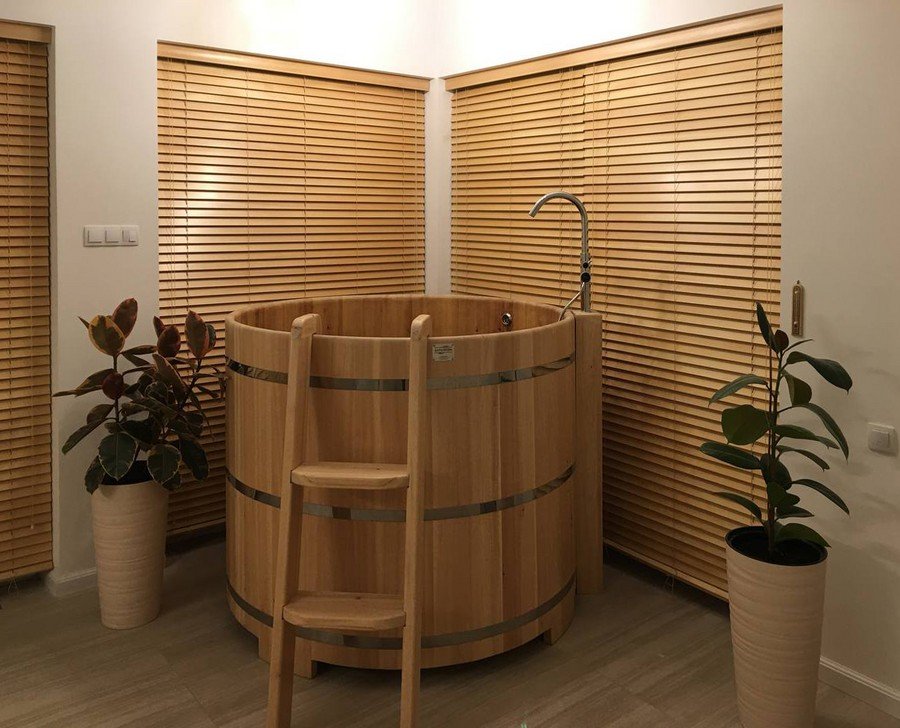 Деревянные жалюзи 50 мм, «Дерево Натуральное»