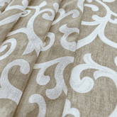 Тюль Вензель Бежевый