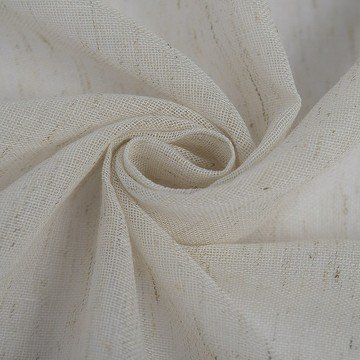 Тюлевый Лён Молочный