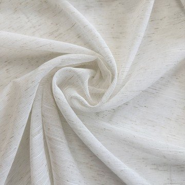 Тюлевый Лён Молочный