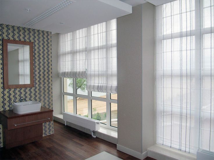 Римские шторы для панорамных окон